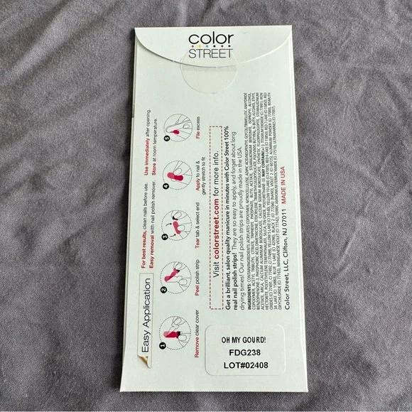 *Retired, HTF* Color Street: Oh My Gourd! | Halloween Orange Black Pumpkin - Picture 4 of 8